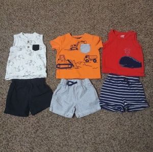 Baby Boy Shorts Outfit Bundle